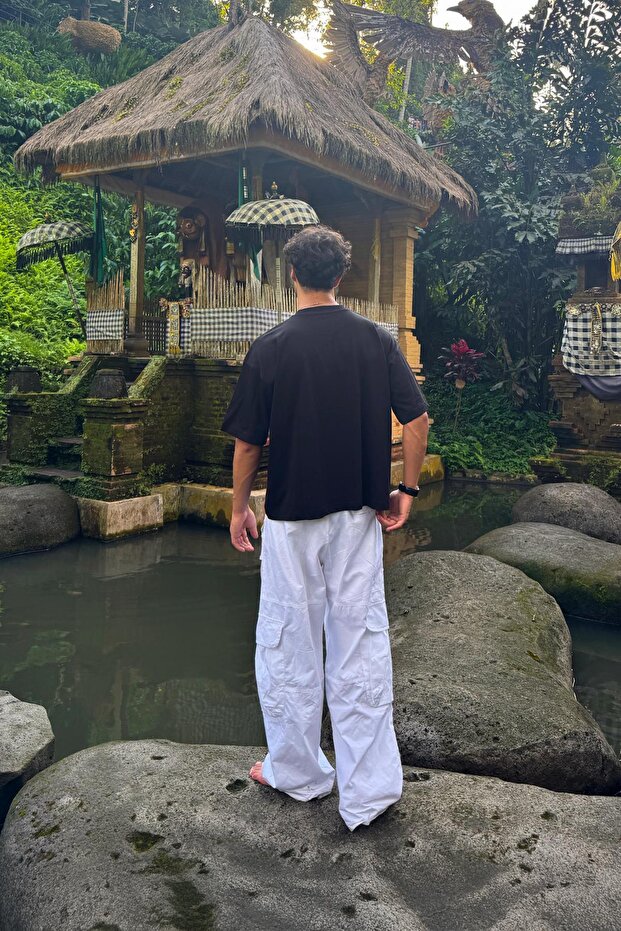 Μπλουζάκι Crop Fit Basic Μαύρο - 4