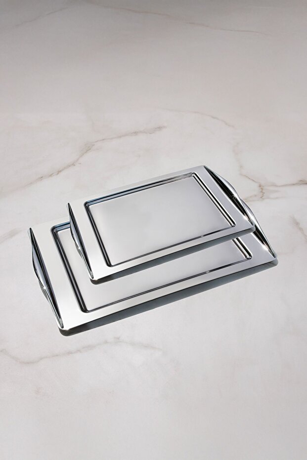 Kuzey 2-Piece Plain Steel Tray