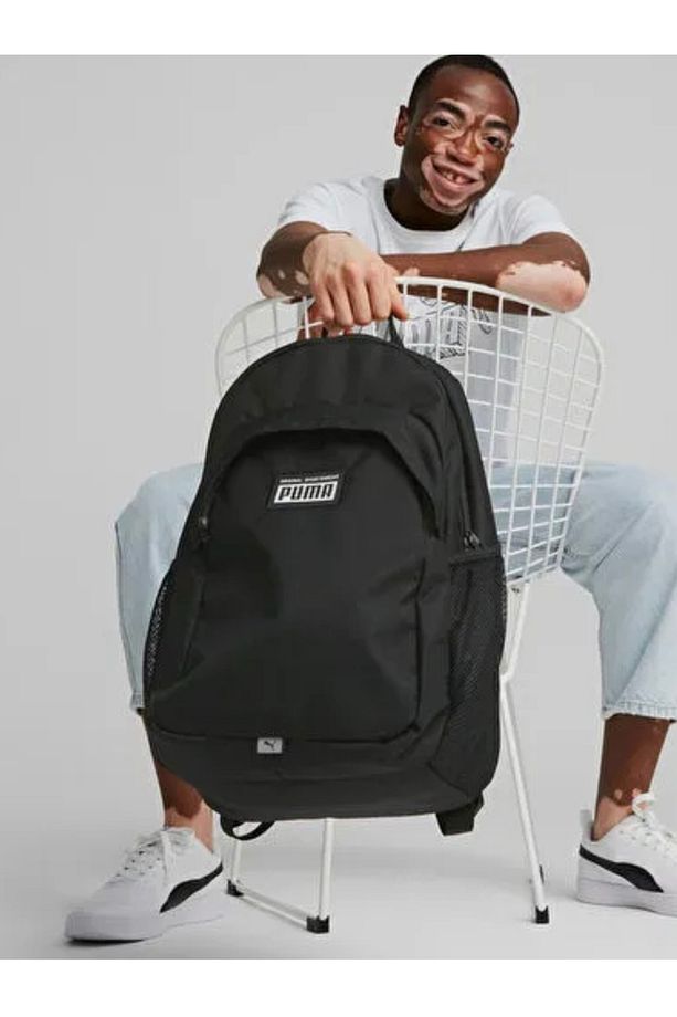 Academy Backpack (25L) Unisex Günlük Ve Okul Siyah Sırt Çantası - 3