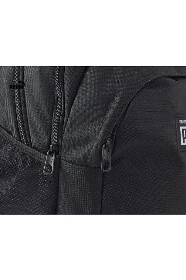 Academy Backpack (25L) Unisex Günlük Ve Okul Siyah Sırt Çantası - 4
