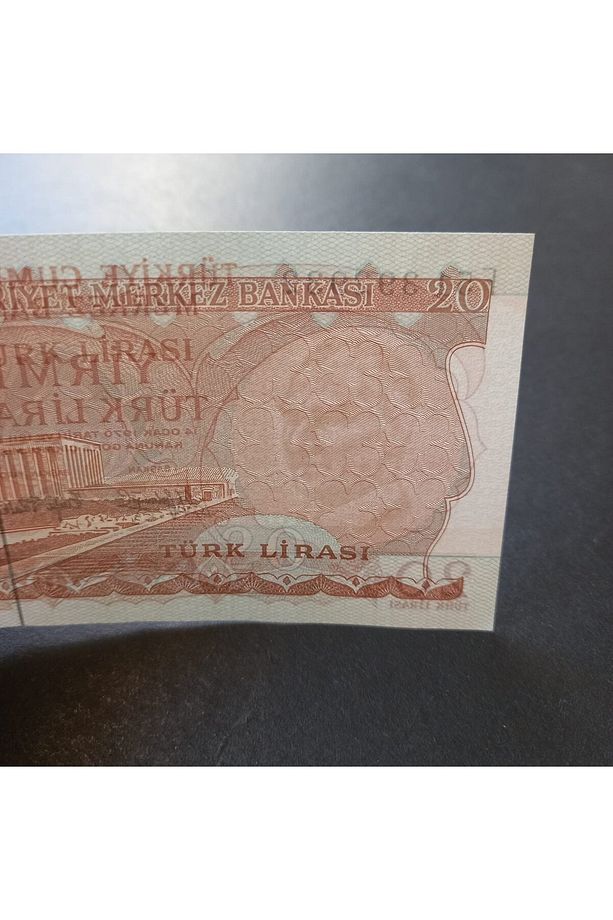 39963685477f59333a 6.Emisyon 3.Tertip F51 Serisi Çil 20Lira Eski kağıt para - 5