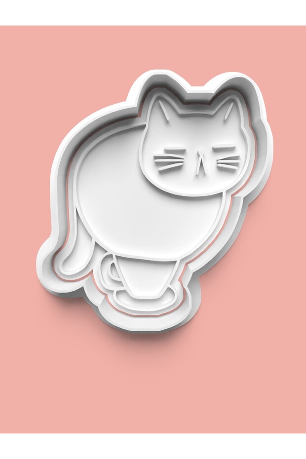 Cute Cat Cookie Mold and Sugar Dough Mold