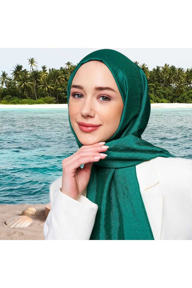 Sea Green Evening Dress Shawl Shiny 2506663407