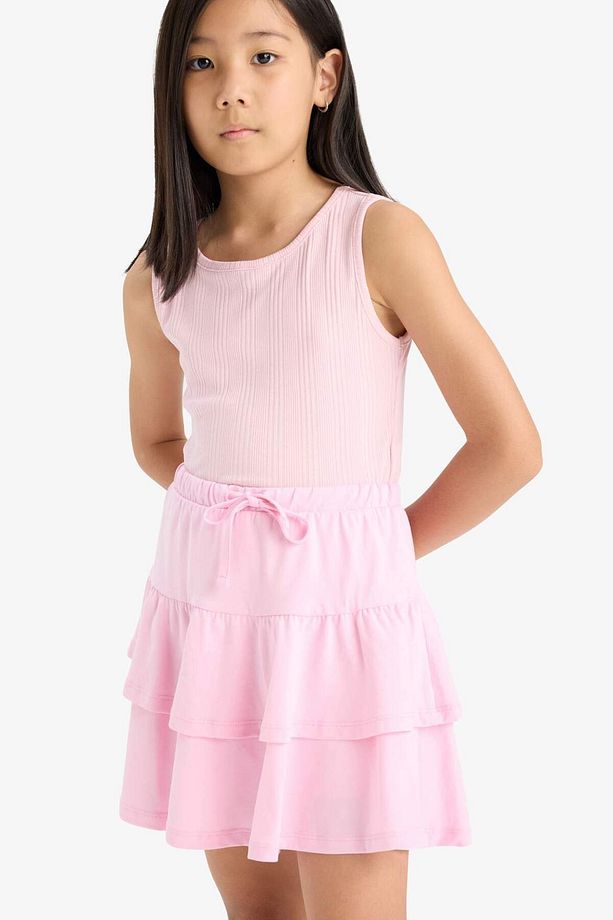 Kız Çocuk Bisiklet Yaka Basic Düz Atlet Z7815a625hs - 4