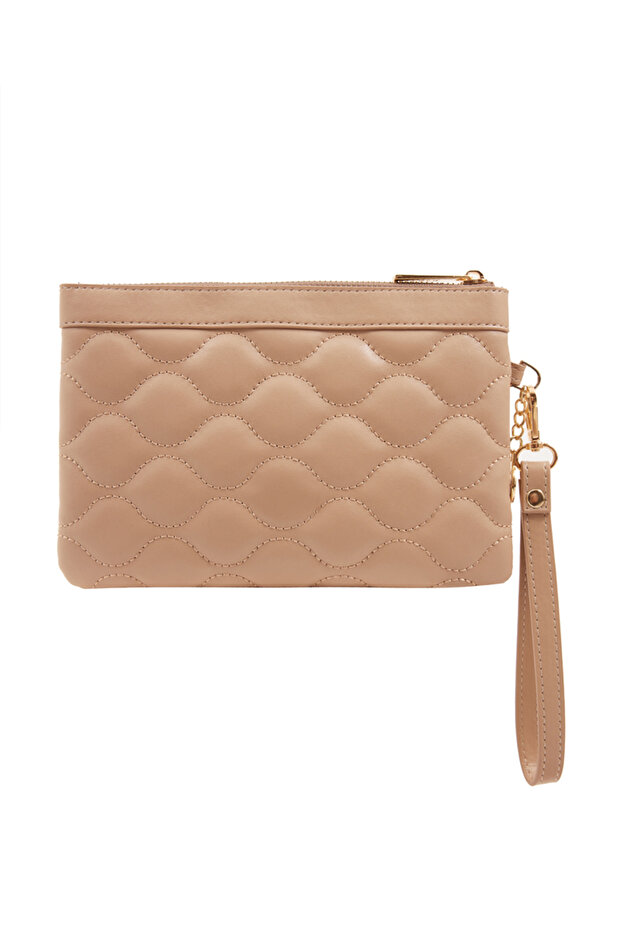 CZDN30007 KAPİTONE FERMUAR DETAYLI CÜZDAN - 2