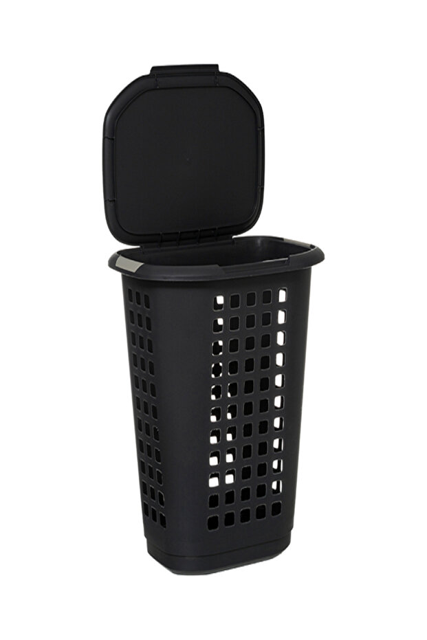 Rectangular Shape Hugger Laundry Hamper with Lid - 2