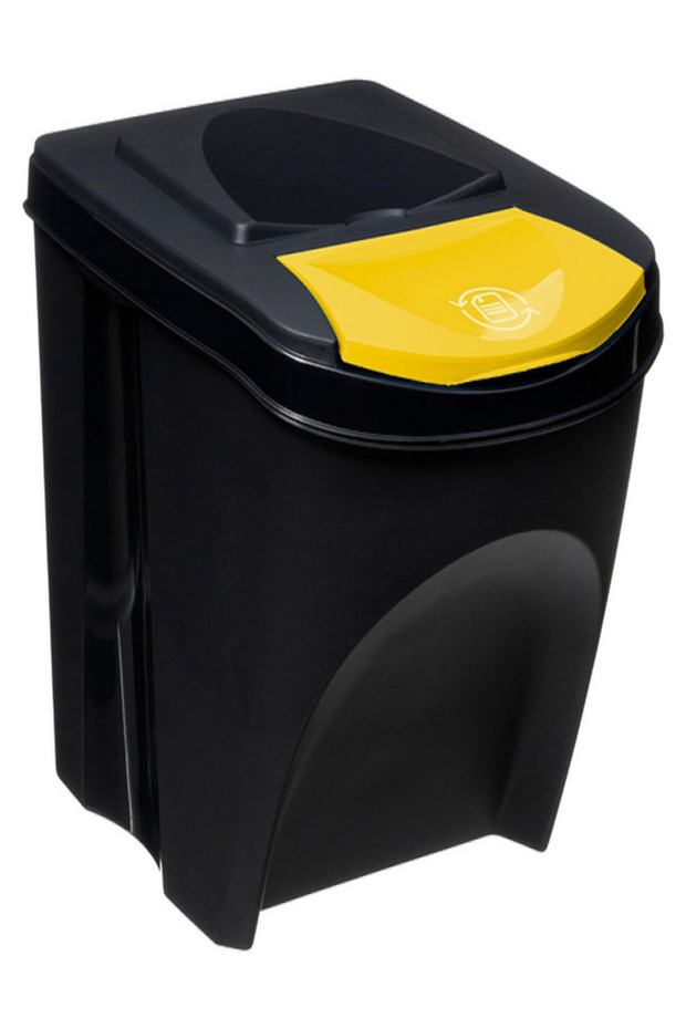 3-Piece High Quality Polypropylene Sorting Dustbin Set - 3