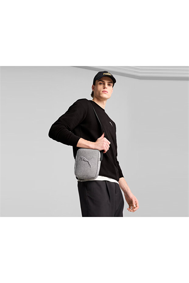 حقيبة كتف Buzz المحمولة باللون الرمادي - 2