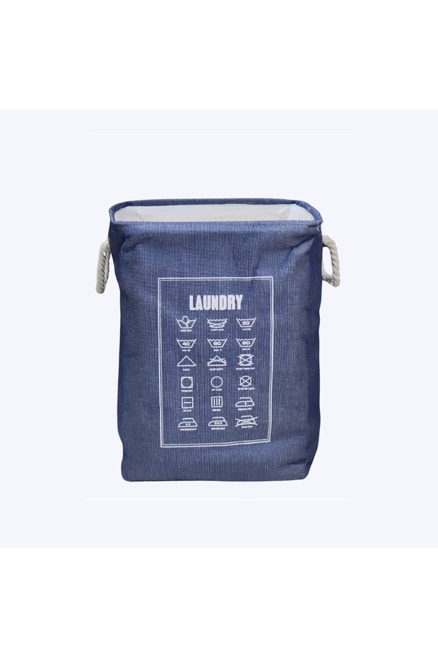 سلال غسيل أنيقة قابلة للطي - (48 سم × 37 سم) - 1