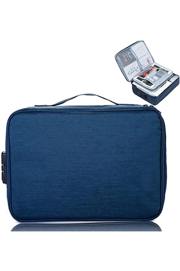 - Organizer Bag, Document Passport Storage Organizer Bag Travel with Lock