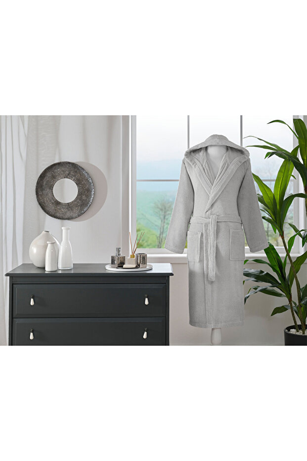 Özdilek Woven Kapüşonlu Bornoz - 3