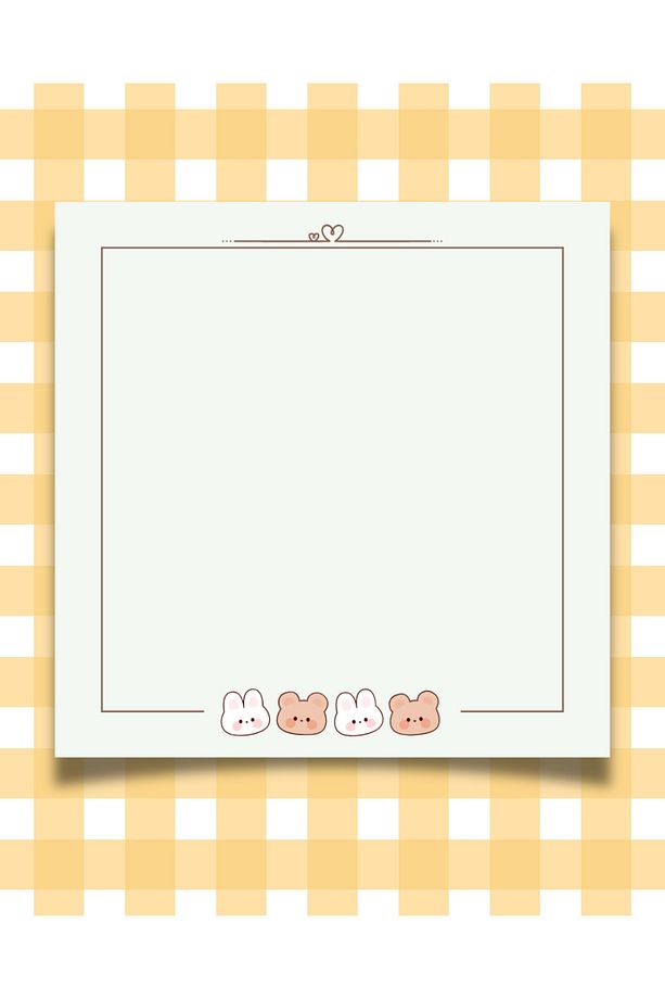 Ayıcıklı Küp Not Kağıdı, Memopad, To Do List, Bloknot, Planlayıcı - 1