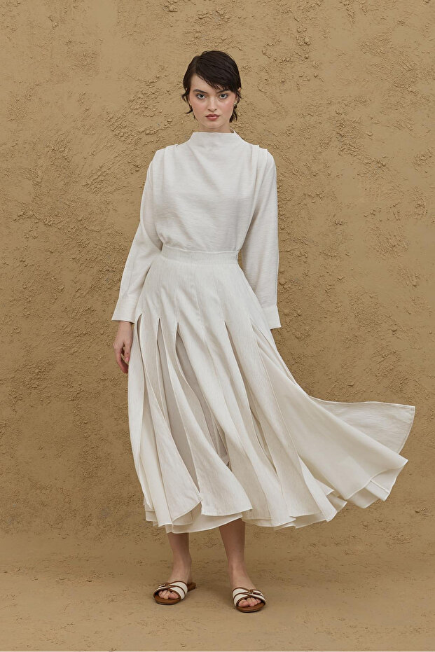 Multi-Piece Skirt Natural
