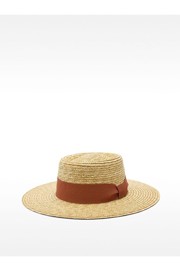 Kuşaklı Hasır Şapka - 1