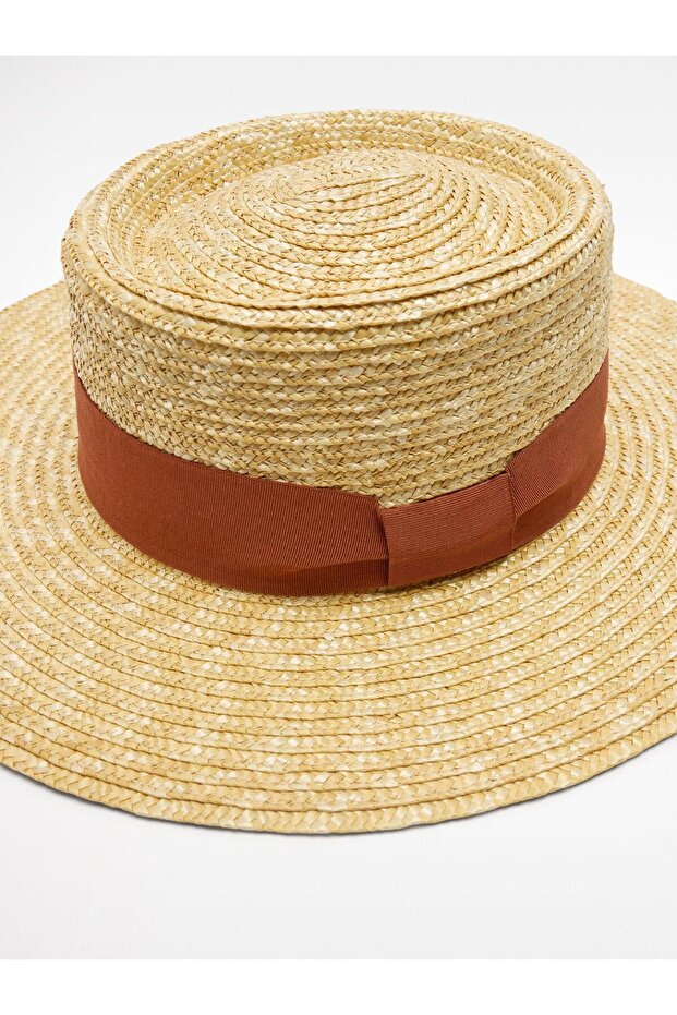 Kuşaklı Hasır Şapka - 2
