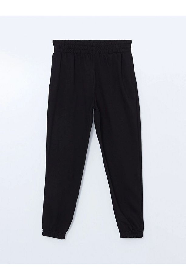 LCWAIKIKI Beli Lastikli Kadın Jogger Eşofman Altı S54598Z8NVY - 6