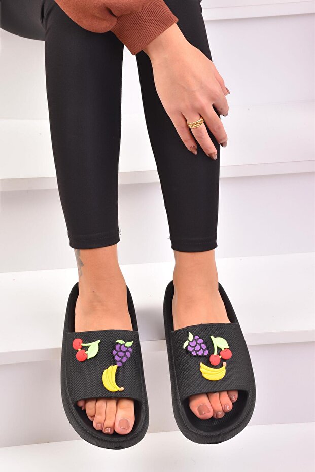 Papuci de damă cu fructe - 1