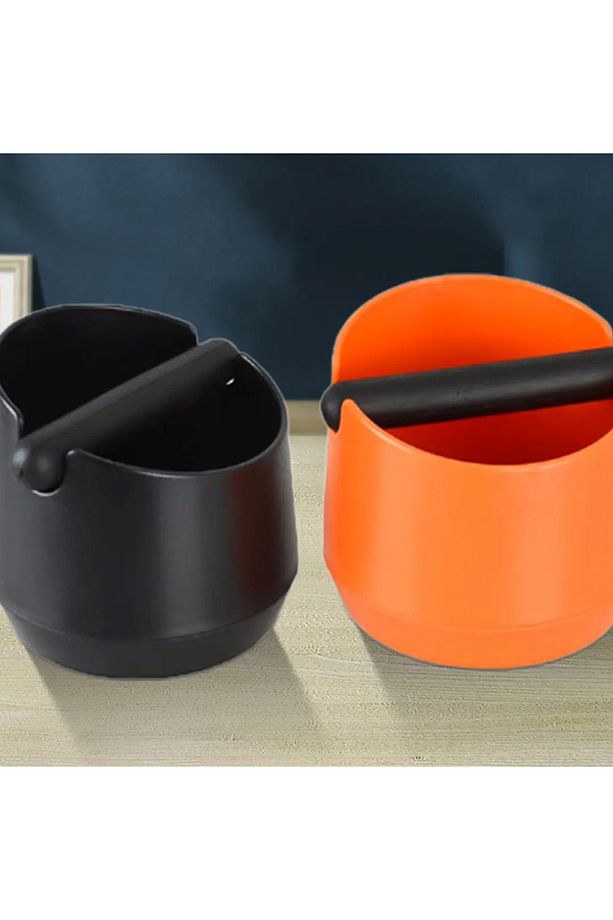 Espresso Posa Kutusu , Darbe Emici Espresso Knock Box, Çıkarılabilir Vuruş Çubuğu ve Kaymaz-TURUNCU - 7