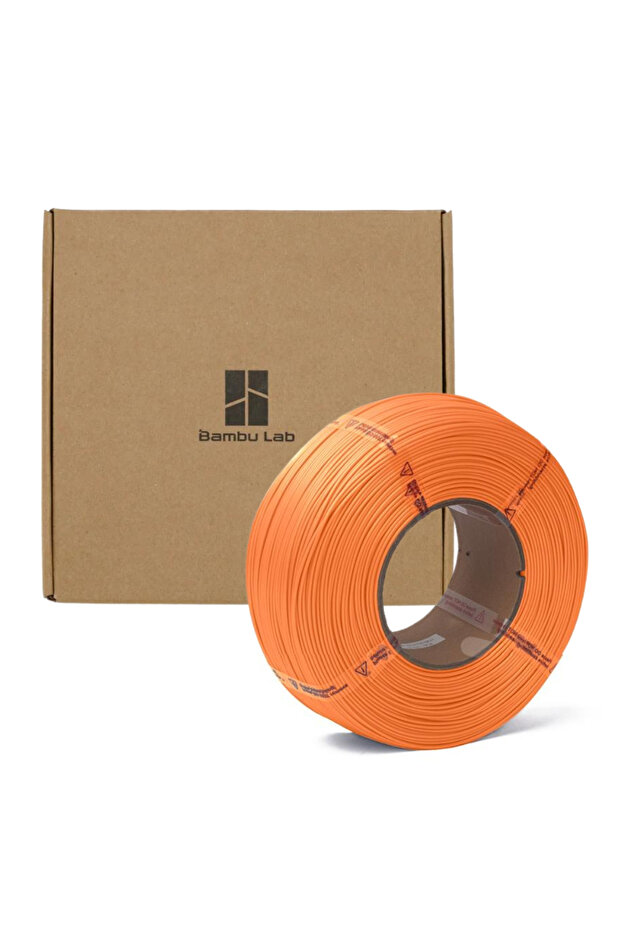 Filament refill, PLA Basic, 1.75 mm, Orange, Bambu Lab - 1
