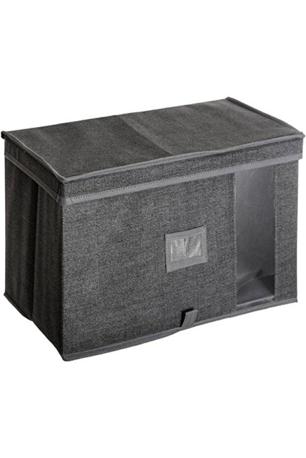 Polypropylene Rectangular Foldable Storage Box with Lid - 1