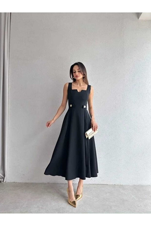 CREW Midi Elbise - 1