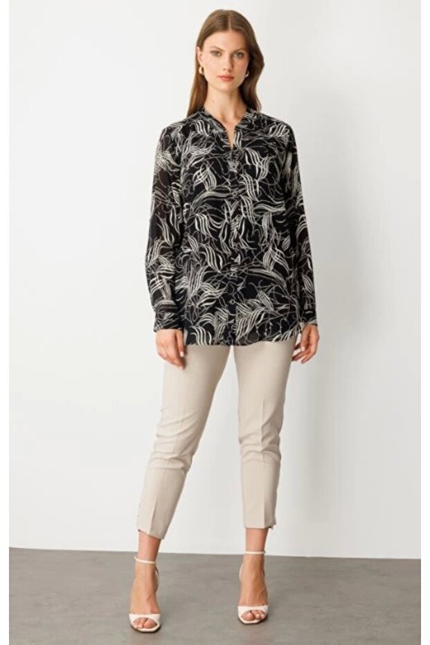 بلوزة منقوشة 03534 - 2