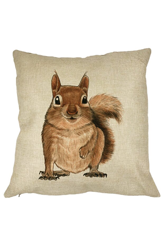 Squirrel Pillowcase, 40x40 Cm