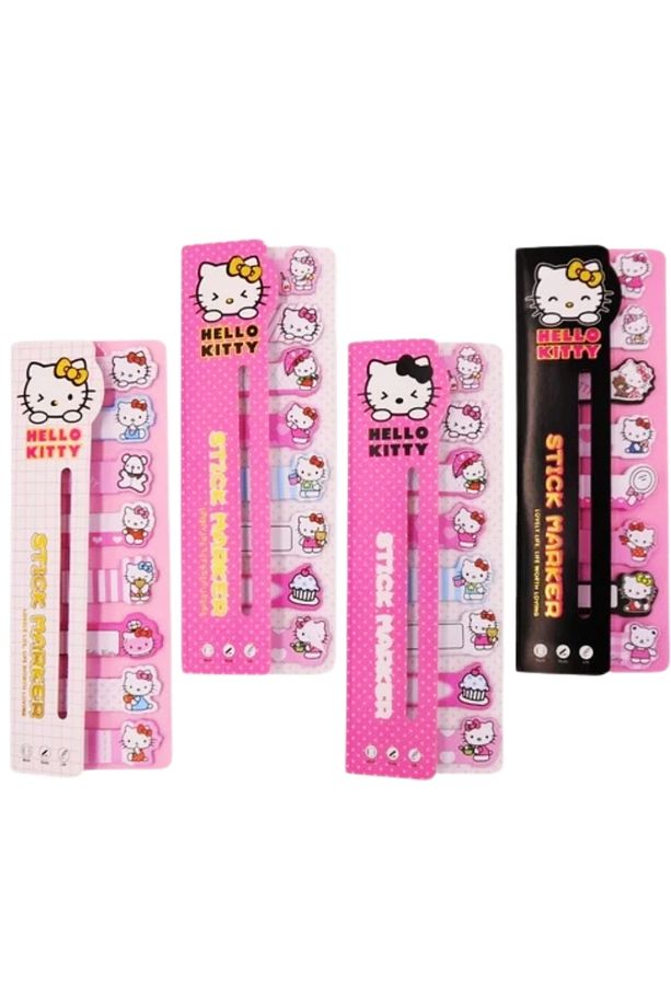Hello Kitty 8'li 160 Yaprak Yapışkanlı Not Kağıdı 1 Kartela - 1