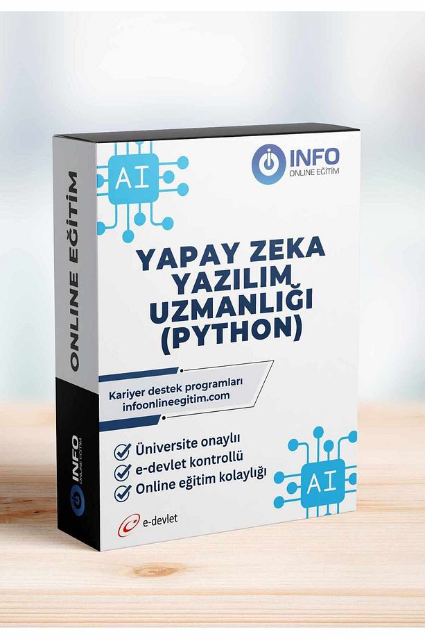 Yapay Zeka Yazılım Uzmanlığı Eğtimi (Python) Online Sertifikalı - 1