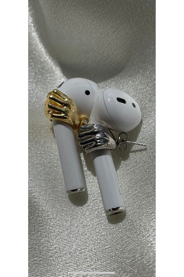 Airpods Küpe Tek 925 Ayar - 4