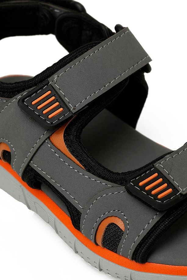 SANDRO.P5FX Gri Erkek Çocuk Sandalet - 7