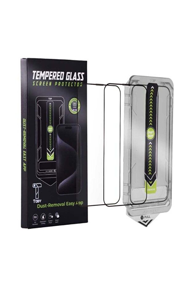 High-Definition Glass Screen Protector for iPhone 16 Pro - Pack of 2