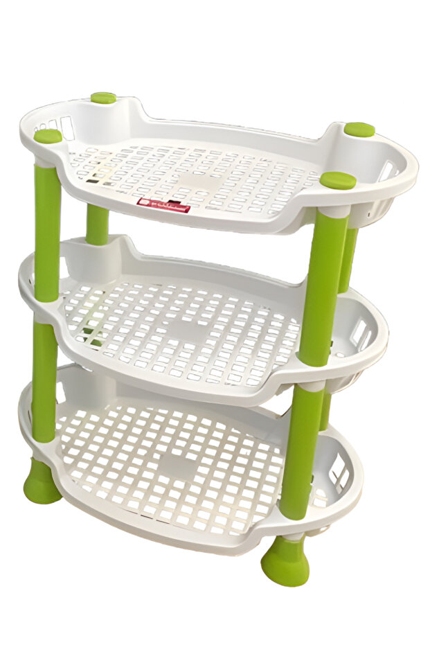 رفوف بلاستيكية لتخزين المطبخ - 2