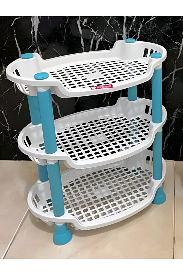 Kitchen Storage Plastic Shelving - 1