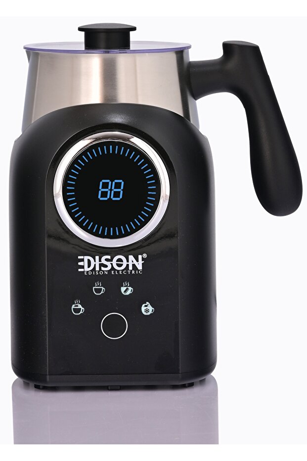 Steel Edison Milk Frother, 550 Watts, 0.4 Liters, RLD-0900MlCFG - Black Silver