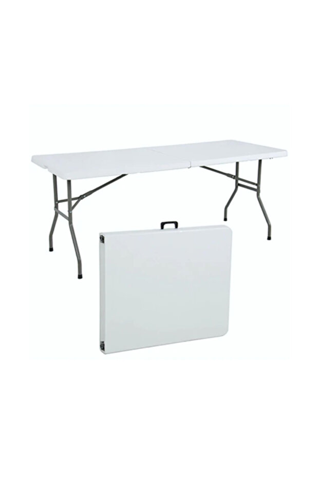 طاولة قابلة للطي من المنتصف بطول 4 أقدام - 2