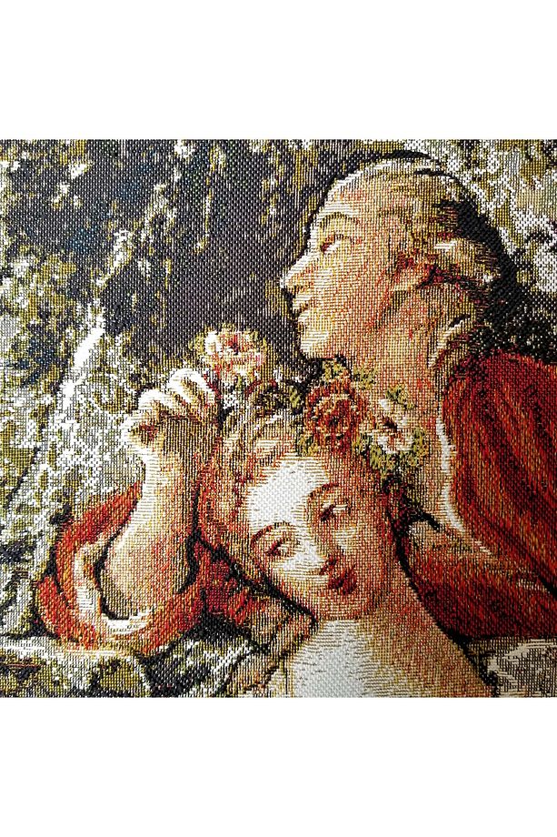 Figüratif Seri-52 Dokuma Goblen Kumaş - Romeo ve Juliet 4 - 4