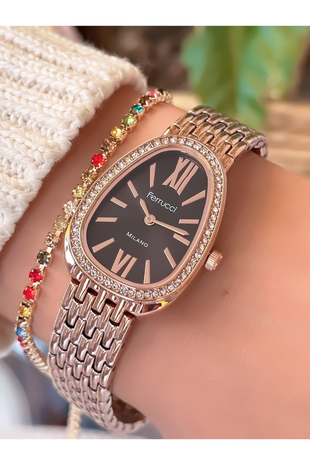 Steel Cord Snake Model Women's Watch 3 Atm Waterproof 2 Years Mechanism Warranty