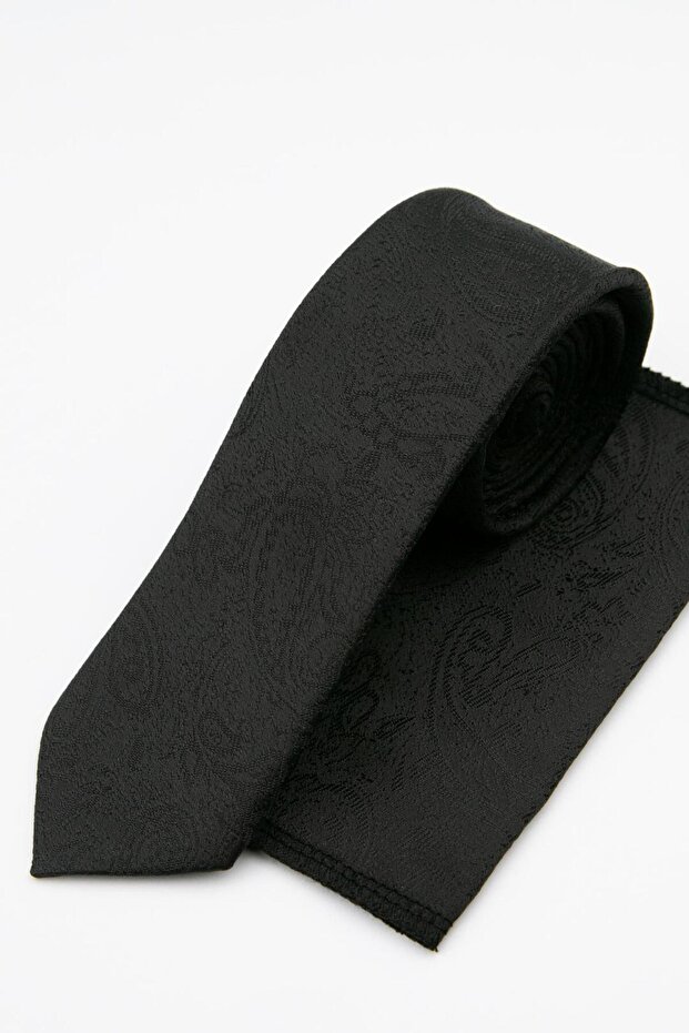 Classic Elegance for Men – Paisley Pattern Tie and Handkerchief Set (5.5X150Cm)