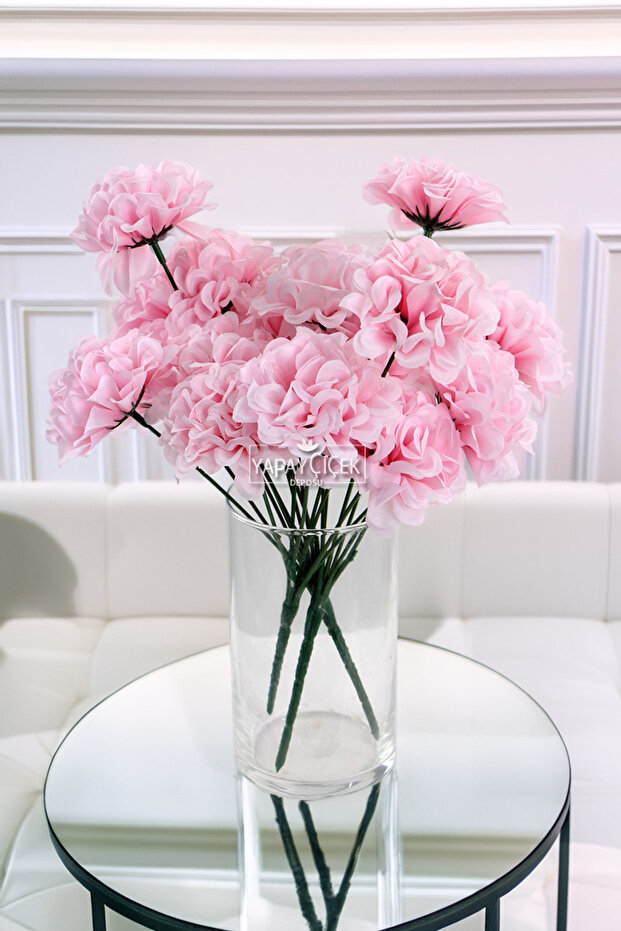 Artificial Flower 7-Branch Eco Chrysanthemum Bouquet 30 cm Pink