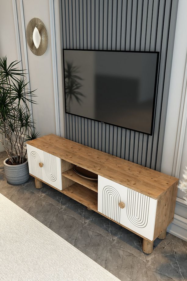 Bohem Tv Sehpasi Mdf Mebran Kapak - 2