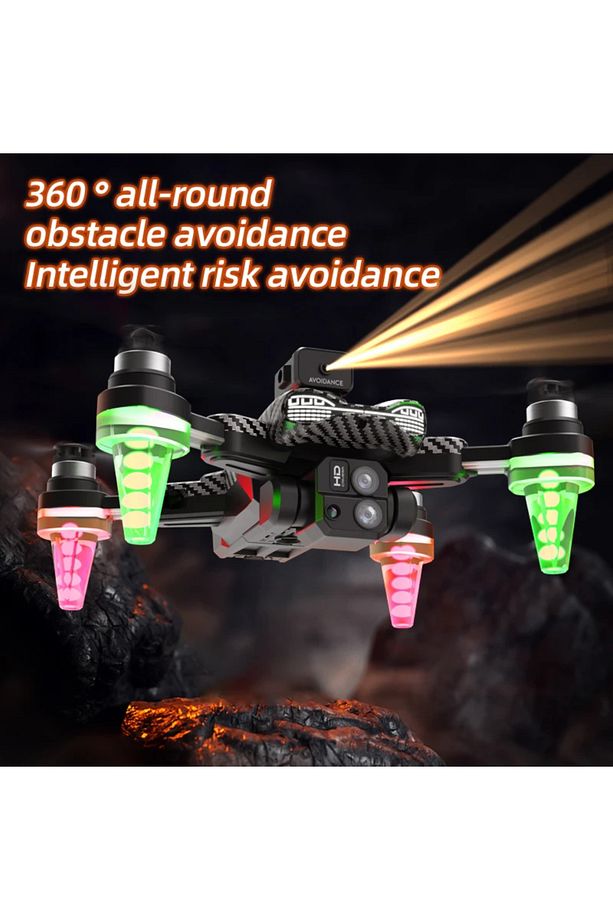 C19S Katlanabilir 4K Kamera Drone WiFi FPV, 360° Takla, Işık Sensörlü, Başlangıç Düzeyi - 3