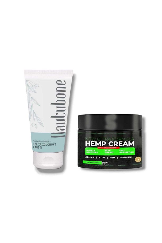 Nautubone 50 ml + Hem.p Ultra 250 ml Krem ile Tüm Vücut Ağrılarını Dindiren Rahatlatıcı Destek - 1