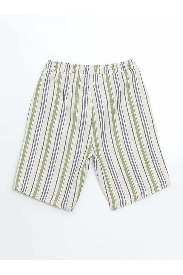 Standart Kalıp Erkek Pijama Alt Şort - 6