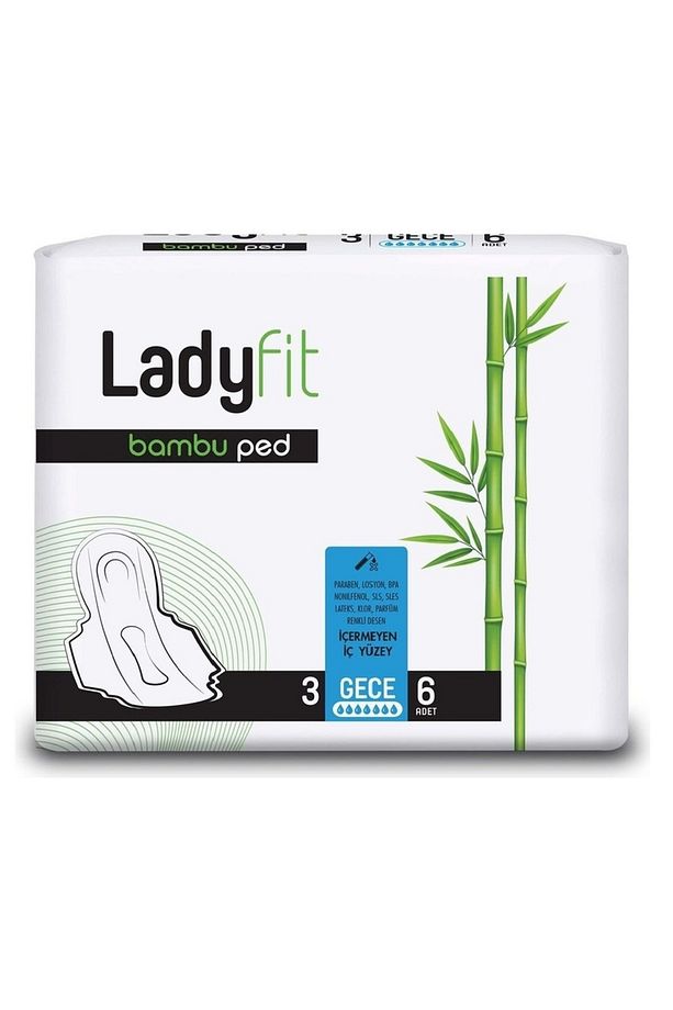 Bambu Ped Gece 6lı x 12 Paket (72 Adet) - 2