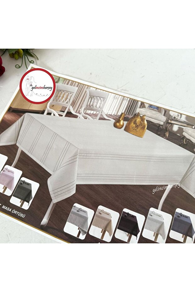 Worry-Free Corbel Rectangular Tablecloth - 4