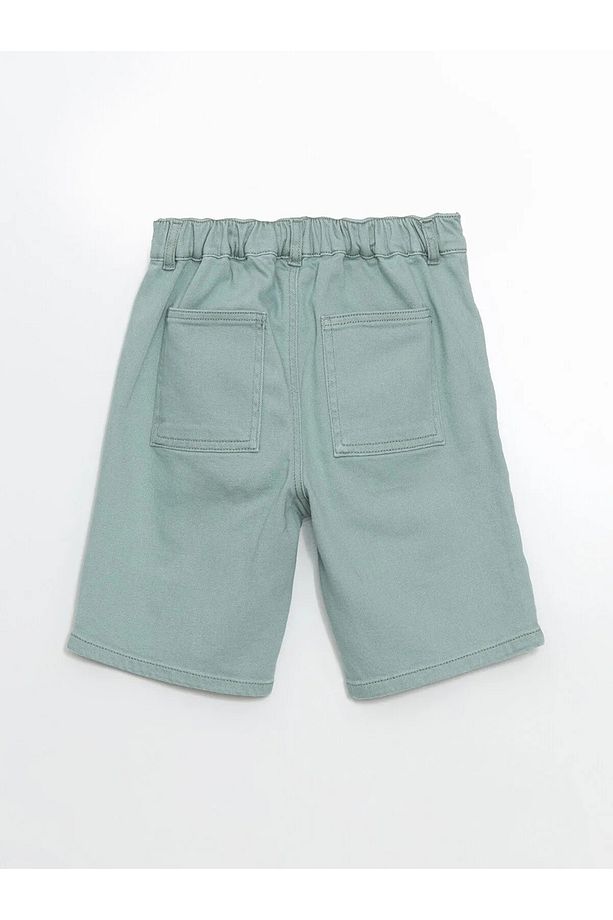 Beli Ayarlanabilir Lastikli Erkek Çocuk Jean Şort - 4