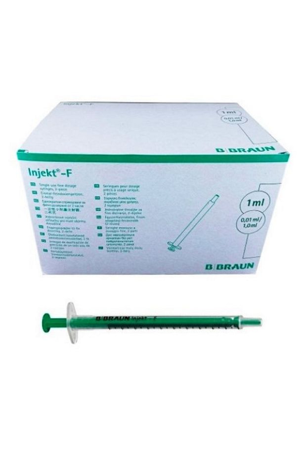 Inject- F Luer Solo Enjektör -1 ml 100 Adet - 1