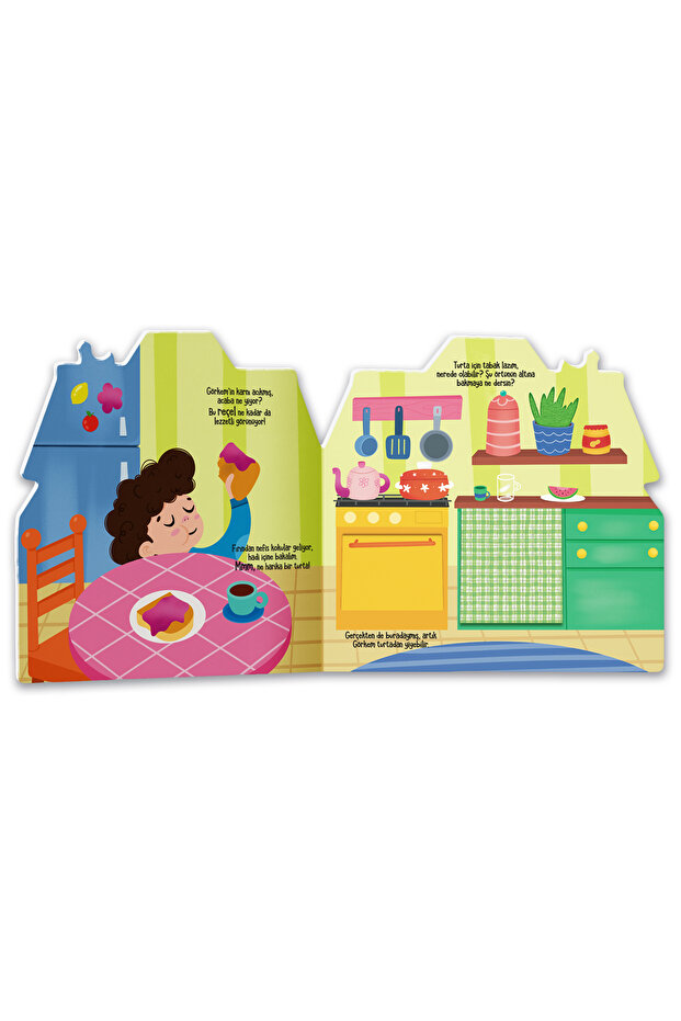 Minikler İçin Dev Duyusal Kitabım: Evimiz - 3