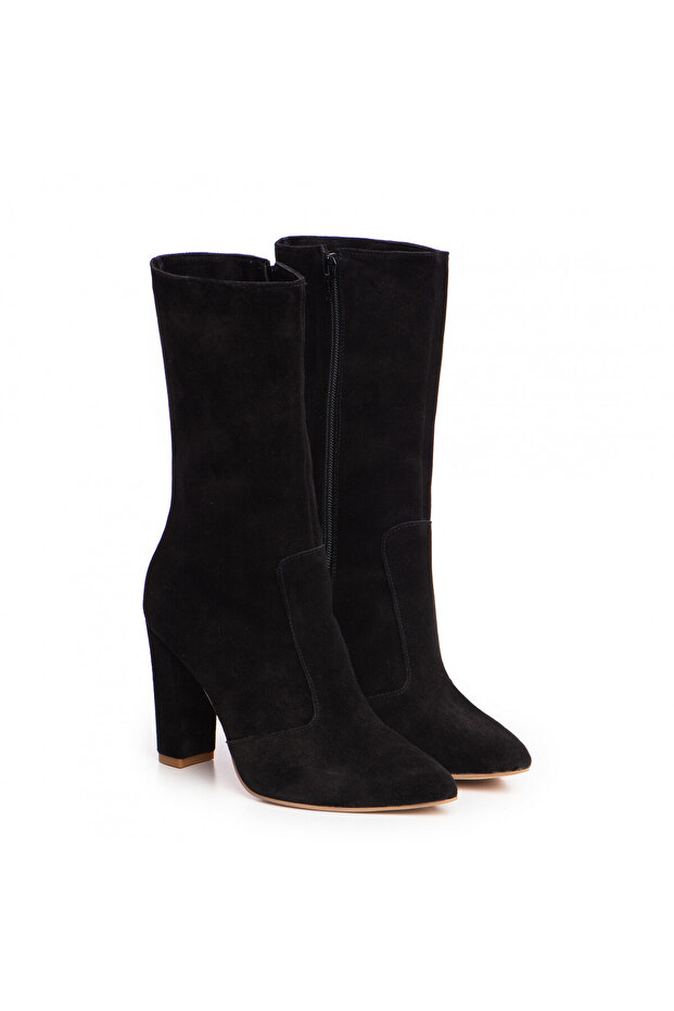 Μπότες Teo Σουέτ Μαύρες - 2